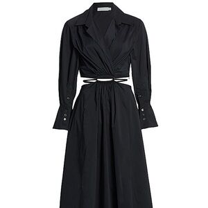 Jonathan Simkhai Alex Cutout Shirt Dress